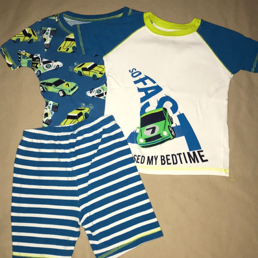 Race Car Short Sleeve PJs